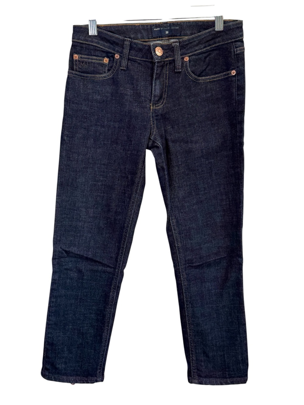 Marc Jacob’s cropped skinny jeans in dark wash.
Size 26